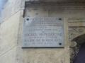 Comémoration à Montaigne, maire de Bordeaux