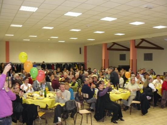 début de soirée et applaudissements